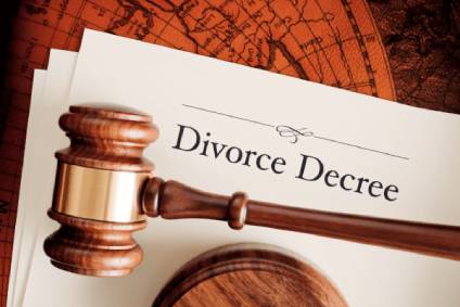 How to file for divorce legal divorce decree document.
