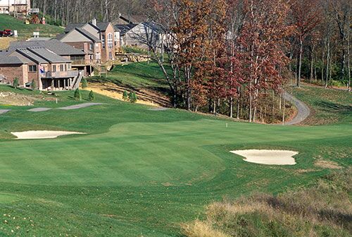 View of golf course and nice homes