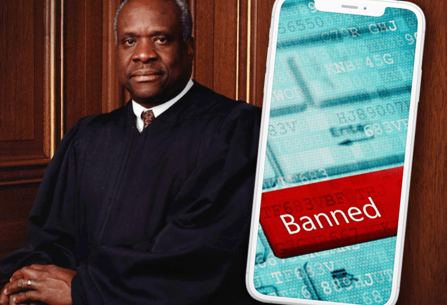 El juez de la Corte Suprema de EE. UU., Clarence Thomas