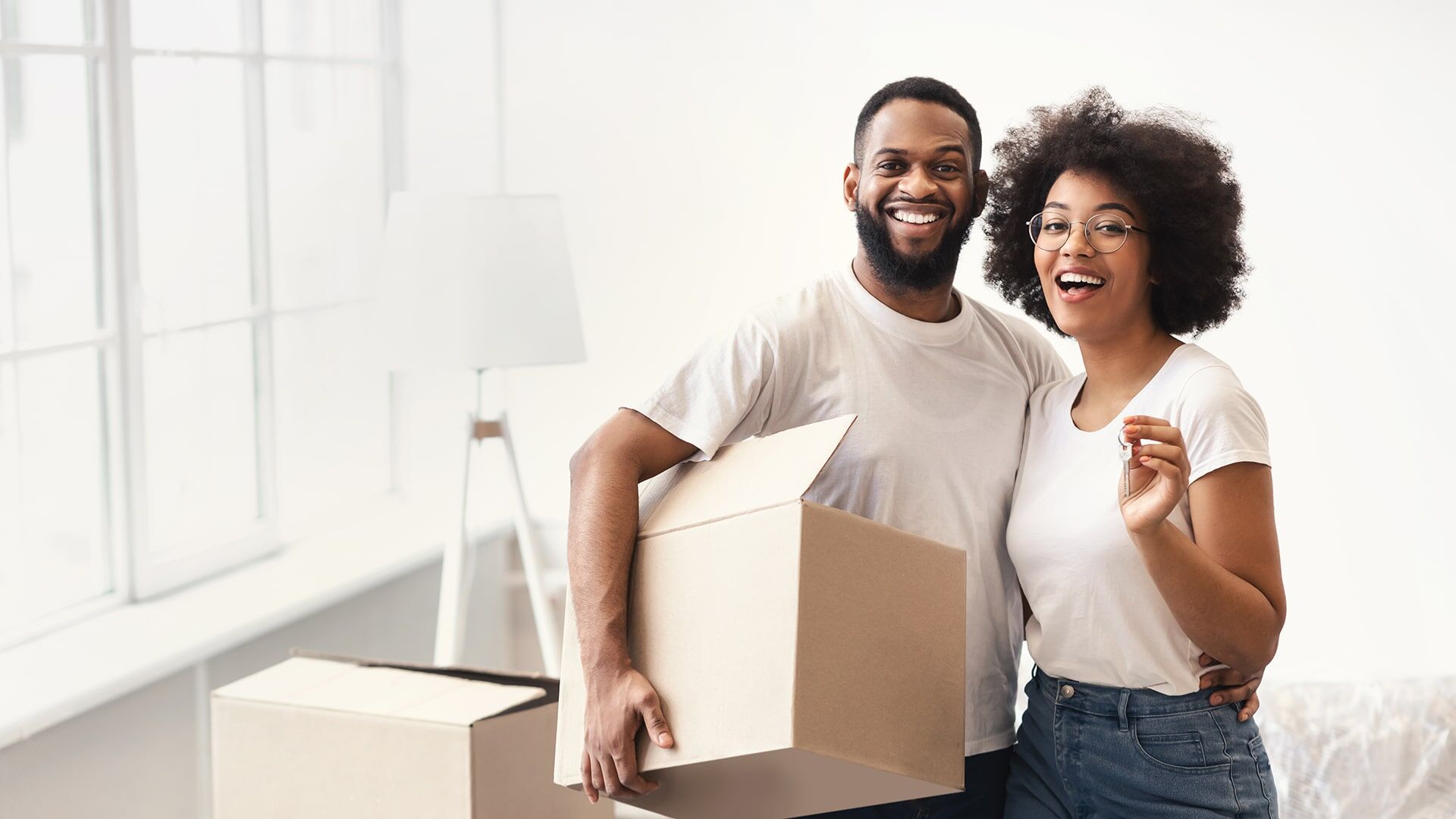 Homeowners in the process of moving.