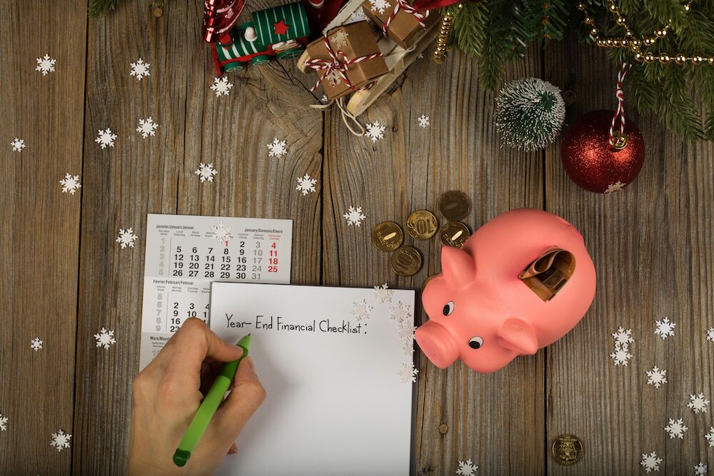 Lista de verificación financiera de fin de año
